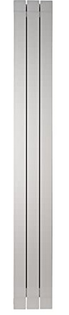Fondital 83FAM01403 Radiatore in alluminio estruso Garda S/90, 1800 mm, 3 elementi, bianco