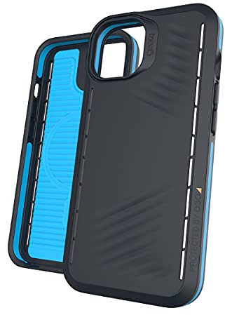 ZAGG Gear 4 Vancouver Snap D30 Protective Case for iPhone 13, 5G, Shockproof, Wireless Charging, MagSafe, (Black)