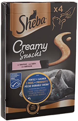 Creamy Snacks mit Lachs, 4 x 12 g, 11 Stück