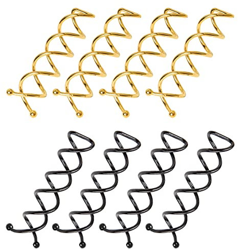 Csirnto Haar Spirale 20 Stück Spiralhaarnadeln Spiral-Haarspangen Spiral Pin Metall Twist Spiral Hair Pins Clips Spin Clip Brötchen Haarnadel Spirale Haarnadeln für Haarstyling