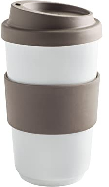 KAHLA fillit Becher 0,40 l warm gray To Go Becher aus Porzellan