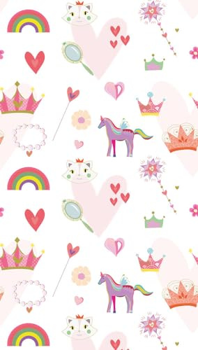 livingwalls Regenbogen-Fototapete – Rosa, Weiß – Wandbild XXL 2,80 x 1,59 m | Verspieltes Regenbogen-Motiv als fröhliches Wandmotiv – matte Motivtapete, einfach zu verkleben & spurlos abziehbar