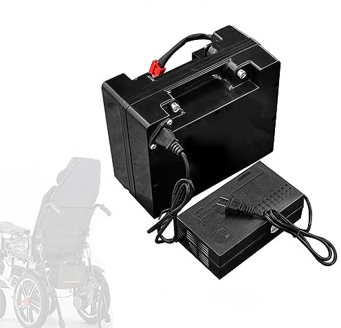 ZXLLAFT Batería para Silla de Ruedas eléctrica de 24 voltios Batería de Litio de 24V 12Ah 15Ah 18Ah 20Ah 25Ah 30Ah 35Ah 40Ah 45Ah 50Ah Batería de Repuesto para Motor de 250-1200W,24v 15ah