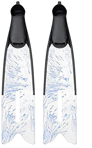 Trainingsflossen Tauchflossen Freitauchen Speerfischen Freitauchen Lange Flossen Schwimmflossen ( Color : Marble Pattern , Size : 41-42 )
