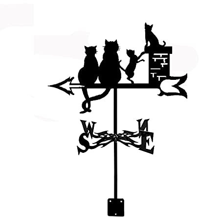 Girouette Tracteur Lapin Girouette Ferme en Acier Inoxydable Girouette Indicateur De Direction pour Toit Extérieur Jardin Montage Cour Décor