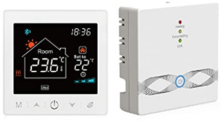 Tuya Smart Home Wifi termostato 433Mhz Caldera de gas Calentador de agua Controlador de temperatura digital para Alexa Home (B)