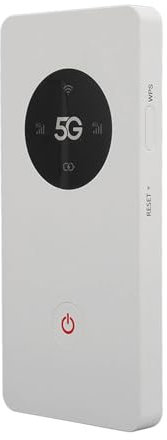 Hotspot Mobile WiFi 5G, Dispositivo Hotspot Mobile Router WiFi da Viaggio Portatili Router Wireless per Scheda SIM Router Hotspot Wireless Sbloccato, Supporta 16 Dispositivi,