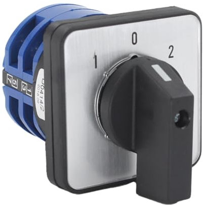 Tiudium Changeover Selector Switch 3 Positions 8 Terminals Universal Rotary Cam Selector Latching Switches 32A