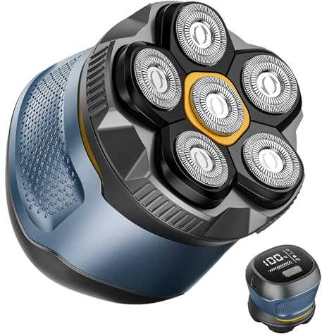 Head Shavers for Men, 2025 Upgraded 6D Magnetic Head Shaver, Waterproof Wet/Dry Head Shavers for Bald Men, 2-Speed Mens Head Shaver Bald, Rechargeable Men's Skull Shaver