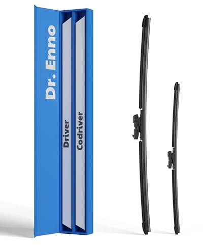 Dr. ENNO Scheibenwischer 700 & 650 mm | Streifenfreie Reinigung | Leiser Betrieb | Einfache Montage | Langlebige Qualität | Kein Quietschen