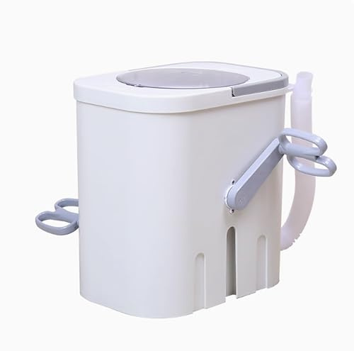 Mini-Handkurbel-Waschmaschine, nicht elektrische Waschmaschine, leicht, mobil, manuelle Waschmaschine für Zuhause, Wohnheim, Wohnung, Wohnmobil, Reisen, Außenbereich