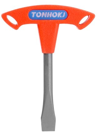 QUARKZMAN Tournevis À Tête Plate À Poignée En T 10mm Tournevis À Fente À Poignée En T Avec Poignée En Plastique Pour Plaque De Libération Rapide Trépied Monopied Caméra, Rouge