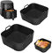 2 StüCk Airfryer Silikonform fur Philips Airfryer 4,1L (HD9252, HD9200, HD9255, NA229) Air Fryer Silikon Einsatz Silikonform HeißLuftfritteuse Wiederverwendbar Anstelle Backpapie Airfryer Philips