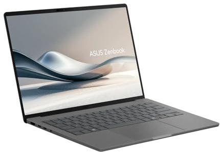 Asus - UX3407RA-QD008W - Zenbook (Qualcomm X1E-78-100 UMA, 16GB RAM, 1TB SSD, OLED 14, Windows 11) - Iceland Gray - AZERTY Français