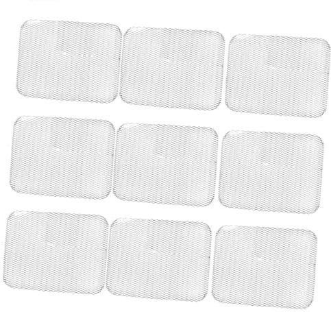 Toyvian 10pezzi Rete Per Barbecue Rettangolare Griglia in Alluminio Rivestimento Per Barbecue Accessori Per All e Adatto Per Cottura Ed Esterna