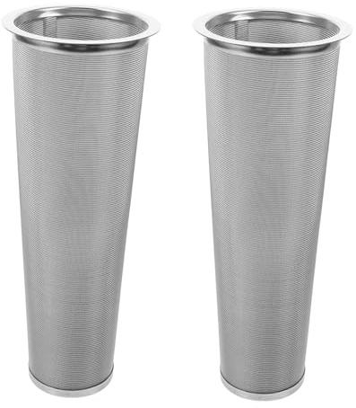 VILLCASE 2pcs Stainless Steel Cold Brew Coffee Filter for Mason Jar Mesh Infuser for Wide Mouth Smooth Iced Coffee and Tea Strainer Reduces Acidity for Rich Flavor Summer Essential