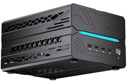 Mavsloly Mini PC de Bureau- Intel Core i9-14900F de 14e génération 24 cœurs, 64 Go RAM DDR5, 2 To SSD PCIe4.0, Carte graphique GeForce RTX 5060Ti 16 Go GDDR7, 8K, WiFi 6e, 4 affichages, Windows 11 Pro
