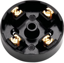 4X20A Small 20A 4 Way Lighting Terminal Junction Box - Brown. HAGER J201. 59MM (4)