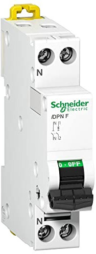 CABLEPELADO Interruptor Automático Magnetotérmico residencial iDPN F | Normas EN 60898-1, CEI 60947-2, CEI 60529 | 6kA | 1P + N | CURVA C | IP20 | 10A