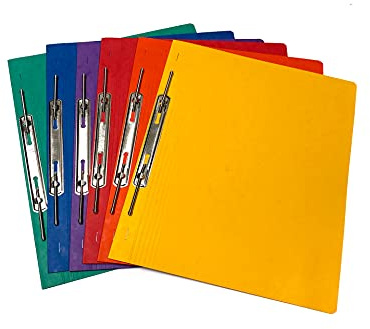 Brunnen FACT!plus 6er-Set Spiralhefter Schnellhefter Pappe Extrastark (Grundfarben, 6)