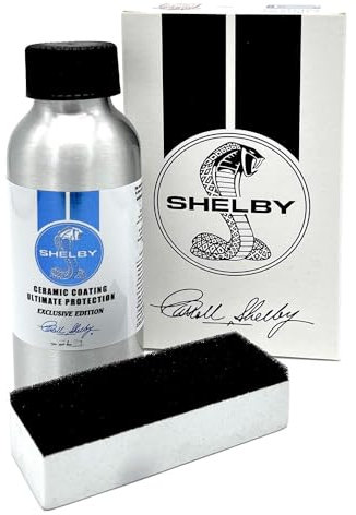 Shelby Car Ceramic Coating Sealant Ultra Protection 100ml - Hydrophobic Water Beading Ceramic Car Coating Kit with Applicator for Protection Against Bird Droppings, Tree Sap & Pollutants (CER0001.7)