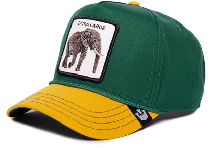 Goorin Bros. The Farm, cappello da camionista unisex regolabile in tela, Verde (Extra Large 100), taglia unica