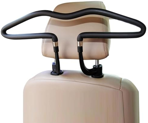 Car Hanger | Car Seat Jacket Holder for Headrest | Car Hanger | Car Travel Hanger | Car Rear Hook for Shirts & Jackets | Car Accessories Interior Gadget