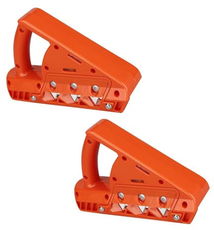 Dualoai 2x Raboteuse de Plaques de Plâtre, Outils de Finition de Bords Multifonctionnels et Précis, Coupe-bordures de Plaques de Plâtre,