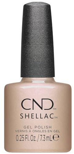 CND Shellac Silk Thread Nr.489 Beige-Braun mit rosa Schimmer - Original CND - Gellack - Nageldesign - Quiet Luxury Collection