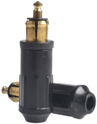 2 Stück Stecker 12V,12V Stecker 2 Polig,Zigarettenanzünder-Stecker,Zigarettenanzünder-adapter,Hergestellt Aus Kupfer,Geeignet Für Motorräder,Autos