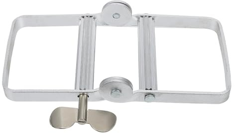TOVINANNA Presse-tube Dentifrice Aluminium Accessoire Presseur pour Tubes Plastique et Métal Distributeur Réutilisable pour Crèmes Coloration Capillaire et Peintures