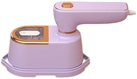 Plancha de viaje, Iron De Para Ropa, Viaje Mini Portátil Rotativo Para Viajar En Casa,Plancha de vapor(PURPLE)