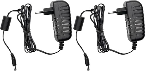 EDISION Fuente DE ALIMENTACIÓN 12V/2A 2pin EU, Original, Universal, PICCOLLINO S2+T2/C, Ping S2+T2/C, OS Nino+, OS Nino Pro, OS Mini 4K, OS Mio+ 4K, HDMI Modulator Single DVB-T (Paquete de 2)