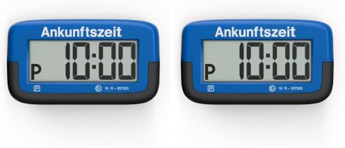 Needit elektronische Parkscheibe Park Micro I die weltweit dünnste automatische Parkscheibe mit KBA-Zulassung I kompakte, Digitale Parkuhr mit gut lesbarem Display I langlebige Batterie, 9,4 mm dünn