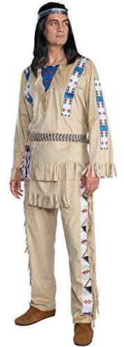 Maskworld Winnetou Kostüm - Indianer - Größe: XL - Lizenz-Kostüme aus den Karl-May-Filmen für Karneval und Motto-Party