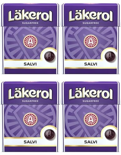 Cloetta Lakerol Salvi pastillas 4 cajas of 25g