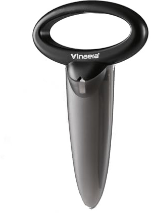 Ah So Wine Opener for Vintage Bottles | 2-in-1 Foil Cutter + Two-Prong Cork Puller | Perfect Solution Combining Foil Cutter, Cork Puller | VINAERA Professional