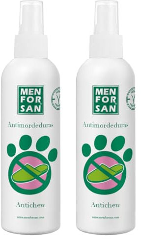 MENFORSAN Antibites Möbel und Textilien für Hunde 125 ml, Packung mit 2 Einheiten, verhindert unerwünschte Bisse