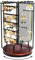ProCase Soporte para Joyas, Colgador de Pendientes Collares y Pulseras, Expositor de Metal con Base de Madera Agujeros para Pendientes -Negro