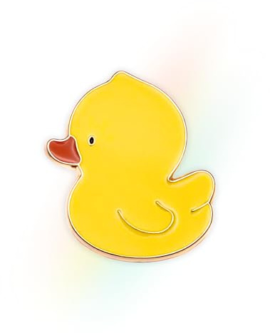 HNTR® Cute Yellow Duck Enamel Pin | Quirky & Fun Lapel Badge | Adorable Duck Brooch for Jackets, Backpacks & Accessories