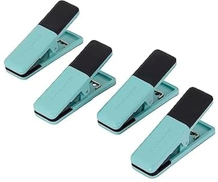 KitchenAid Small Bag Clips, Set of 4, Aqua Sky