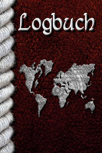 Logbuch für Ihre Yacht - Bootsfahrten und Segeln: Leder – Vintage - Optik in edlem antikbraun, ca. A5 - für umfangreiche Daten