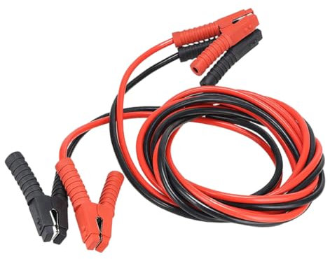 iplusmile 5m Heavy Duty Booster Kabel Für Auto Robuste Kupfer Starthilfekabel Für Pkw LKW Und Motorräder Mit Langlebigen Klemmen Verheddern