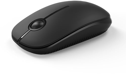 Seenda Souris sans fil, souris silencieuse 2,4 GHz avec récepteur USB, autonomie de la batterie de 18 mois, suivi optique 1600 DPI, souris d'ordinateur portable pour ordinateur portable, PC