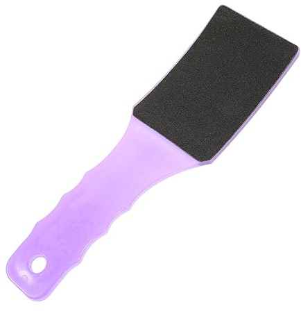OUNONA Rascador Durezas para Pies de Doble Cara, Lima de Pies Abs Azul para Exfoliar Piel Muerta, Pedicura Cómoda en Casa Color Aleatorio