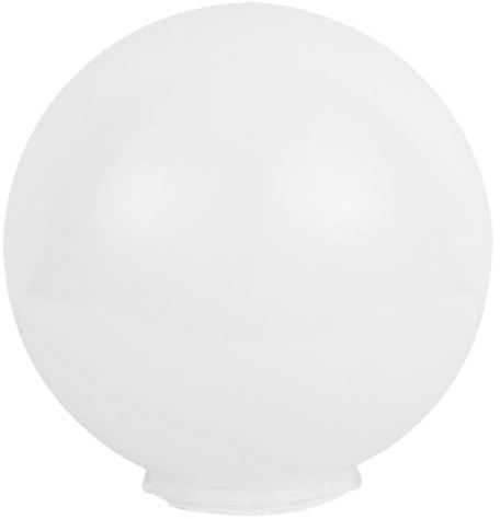 HIAKDOFT Pantalla Esférica Acrílica Para Lámpara Exterior Recambio Protector De Globo Para Luz De Jardín Difusor Decorativo Opal Fácil Instalación Para Patio y Pared