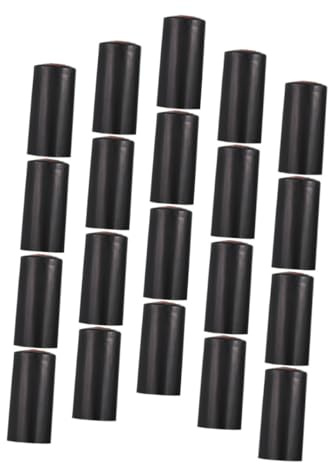 ABOOFAN 20pièces Capsules Thermorétractables pour Bouteille De Vin Noir Film De Scellage à Chaleur Couvre-Bouchon pour Bouteilles Capsule De Sécurité Pratique Et Élégante