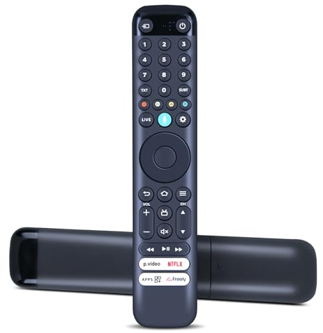 Snrigw RC833 CKB2 Voice Peplace Remote Control for TCL TV Android/Google UHD OLED QNED Smart TV