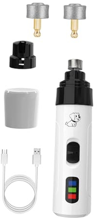 predolo Krallenschleifer Elektrische Nagelfeile Krallenschneider Und Nagelpolierer Kabellos für Viel Bewegungsfreiheit für Den Mobilen Einsatz Und die