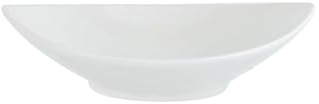 Assiettes à Dîner Bol à soupe blanc de forme spéciale, assiette creuse japonaise en céramique irrégulière for petit-déjeuner, salade de fruits créative, apéritif Saladier de Cuisine